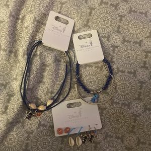 Three set  stitch Walt Disney World parks summer necklace bracelet & earrings
